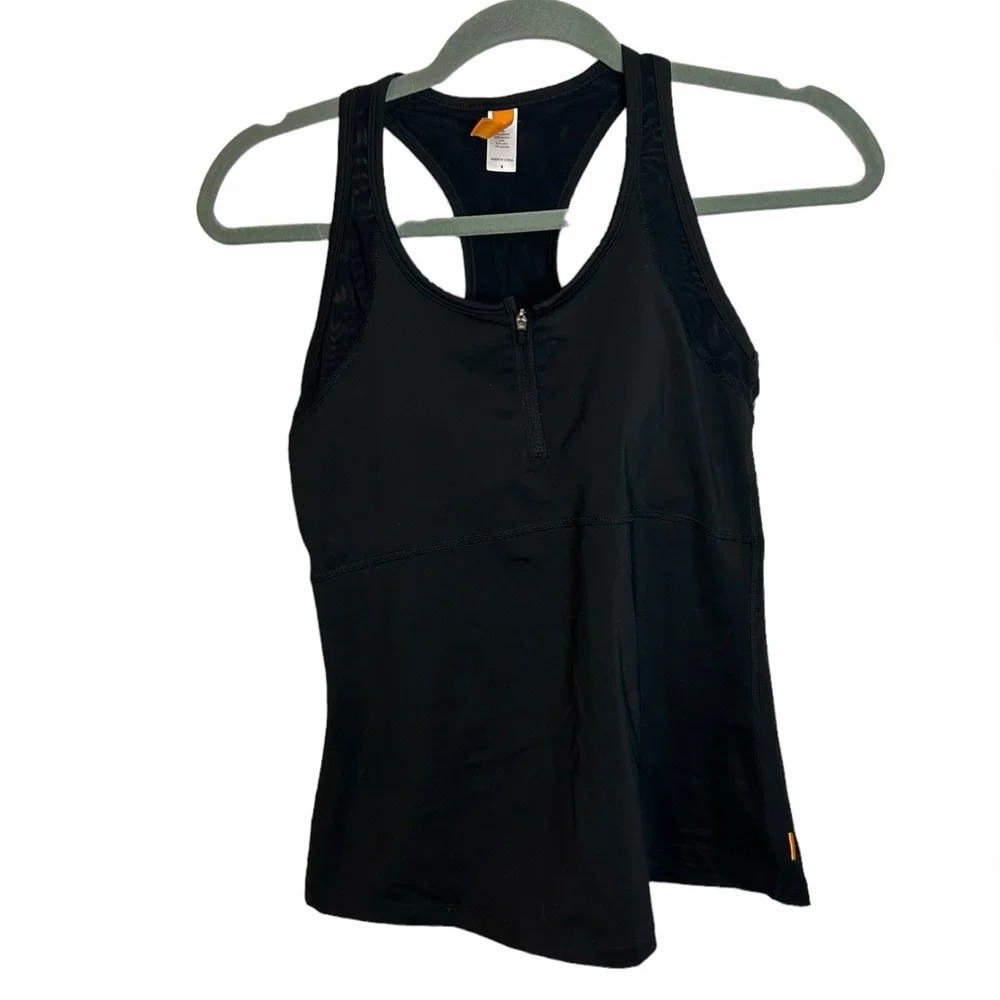 Lucy Active Front Zip Racerback Active Top - Picture 1 of 4